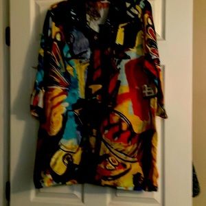 John mark linen blouse